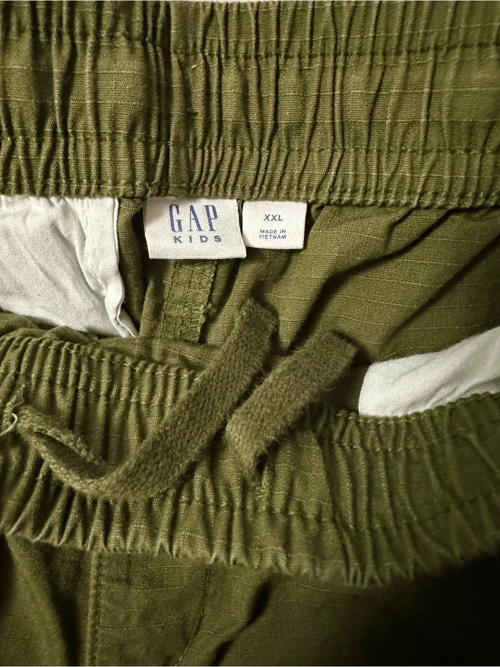 Girls’ Cargo Pants with Elastic Waist